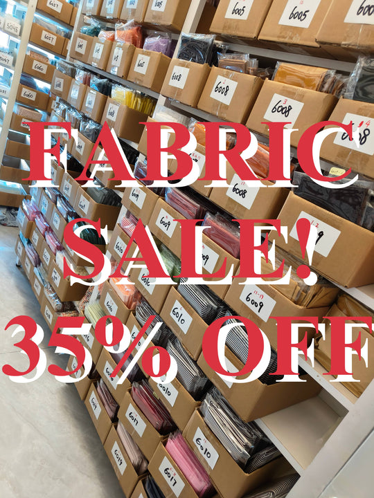 FABRIC SALE 35% OFF