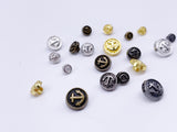 B062 4mm/5mm/6mm/7mm/8mm Micro Mini Buttons Anchor Style Shank Buttons Doll Clothes Sewing Doll Craft Sewing Supply