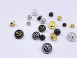 B062 4mm/5mm/6mm/7mm/8mm Micro Mini Buttons Anchor Style Shank Buttons Doll Clothes Sewing Doll Craft Sewing Supply