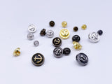 B062 4mm/5mm/6mm/7mm/8mm Micro Mini Buttons Anchor Style Shank Buttons Doll Clothes Sewing Doll Craft Sewing Supply