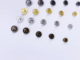 B062 4mm/5mm/6mm/7mm/8mm Micro Mini Buttons Anchor Style Shank Buttons Doll Clothes Sewing Doll Craft Sewing Supply