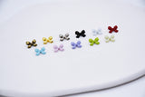 B270 Pretty 8×6mm Bow Tie Shank Buttons Micro Mini Buttons Tiny Buttons Doll Buttons Doll Sewing Craft Supplies