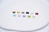 B270 Pretty 8×6mm Bow Tie Shank Buttons Micro Mini Buttons Tiny Buttons Doll Buttons Doll Sewing Craft Supplies