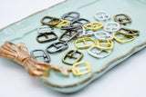 B271 Metal Inner Diameter 10mm Mini Metal Buckles/Pin  Doll Sewing Supplies Doll Clothes Craft