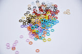 B274 Metal Color Small 3mm Closed Jump Ring Doll Clothes Sewing Craft Supply For 12" Fashion Dolls Blythe  BJD