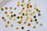 B277 Pretty  5.5mm Flowers Shank Buttons Micro Mini  Tiny Buttons Doll Buttons Doll Sewing Craft Supplies