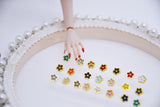 B277 Pretty  5.5mm Flowers Shank Buttons Micro Mini  Tiny Buttons Doll Buttons Doll Sewing Craft Supplies