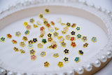 B277 Pretty  5.5mm Flowers Shank Buttons Micro Mini  Tiny Buttons Doll Buttons Doll Sewing Craft Supplies