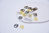 B279 Metal Inner Diameter 10mm Mini Metal Buckles With Pin Doll Sewing Supplies Doll Clothes Craft