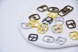 B279 Metal Inner Diameter 10mm Mini Metal Buckles With Pin Doll Sewing Supplies Doll Clothes Craft