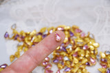 B287 Sew On Water drop Style 10×6.5mm  Rhinestones Micro Mini Doll Clothes Doll Sewing Craft Supply