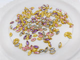 B289 Sew On Marquise-Shape 10×5mm Rhinestones Micro Mini Doll Clothes Doll Sewing Craft Supply