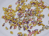 B289 Sew On Marquise-Shape 10×5mm Rhinestones Micro Mini Doll Clothes Doll Sewing Craft Supply