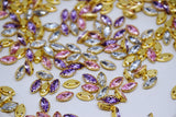 B289 Sew On Marquise-Shape 10×5mm Rhinestones Micro Mini Doll Clothes Doll Sewing Craft Supply