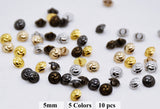 B298 Metal  Knot Style 5mm Shank Buttons Micro Mini Tiny Buttons Doll Buttons Doll Sewing Craft Supplies