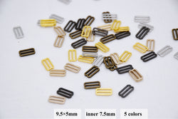 B305 Slim Rectangular 9.5×5mm Mini Buckles Sewing Craft Doll Clothes Belt Making Sewing Supply