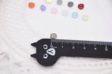 B310 Cute 6mm Piggy Buttons Shank Buttons Micro Mini Tiny Buttons Doll Buttons Doll Sewing Craft Supplies