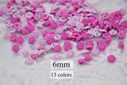 B311 Lotus Style 6mm Shank Buttons Micro Mini Tiny Buttons Doll Buttons Doll Sewing Craft Supplies