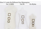 B313 Square 8/10/12mm Tiny Mini Buckles Connector Doll Sewing Doll Craft Supply Doll Clothes Making