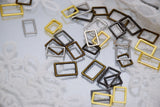 B315 Rectangle Metal 12×7/10×6/8×5.5mm Tiny Buckles Connector Doll Sewing Doll Craft Supply Doll Clothes Making