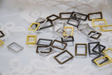 B315 Rectangle Metal 12×7/10×6/8×5.5mm Tiny Buckles Connector Doll Sewing Doll Craft Supply Doll Clothes Making