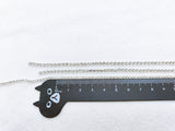 B319 Transparent 2mm/2.4mm/2.5mm Faux Diamond Tennis Chain Doll Clothes Sewing Craft Supply For 12" Fashion Doll Blythe  BJD