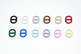 B335 Candy Colors 11×8/10.5×7mm Round Edge Buckle Ring Mini Buckles Sewing Craft Doll Clothes Making Sewing Supply