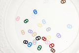 B335 Candy Colors 11×8/10.5×7mm Round Edge Buckle Ring Mini Buckles Sewing Craft Doll Clothes Making Sewing Supply