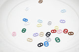 B335 Candy Colors 11×8/10.5×7mm Round Edge Buckle Ring Mini Buckles Sewing Craft Doll Clothes Making Sewing Supply