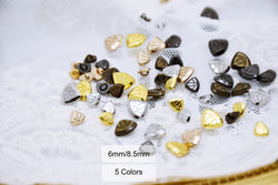 B341 Triangle Shape 6mm/8.5mm Micro Mini Shank Buttons  Doll Clothes Sewing Doll Craft Sewing Supply