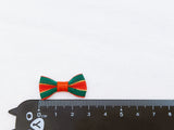 W036 Tiny 28×15mm Christmas Style Ribbon Bow Tie Decor Sewing Craft Doll Clothes Making Sewing Supply Accessories