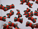 W036 Tiny 28×15mm Christmas Style Ribbon Bow Tie Decor Sewing Craft Doll Clothes Making Sewing Supply Accessories