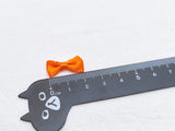 W040 Tiny 20×11mm Orange/Pink/Purple Ribbon Bow Tie Decor Sewing Craft Doll Clothes Making Sewing Supply Accessories