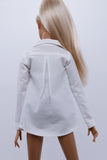 C005B Upgraded Version Handmade Doll Lady's Shirt For 12" Fashion Dolls Like Poppy Parker Fashion Royalty NF Doll