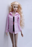 C005B Upgraded Version Handmade Doll Lady's Shirt For 12" Fashion Dolls Like Poppy Parker Fashion Royalty NF Doll