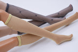 C008B Patterned Handmade Over The Calf  Mesh Fabric Doll Socks For Fashion Royalty Nu Face Dolls