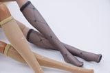 C008B Patterned Handmade Over The Calf  Mesh Fabric Doll Socks For Fashion Royalty Nu Face Dolls