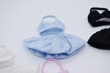 C019 Handmade Tank Top With Short Skirt Doll Clothes For 12" Fashion Dolls Like Poppy Parker Momoko Fashion Roaylty Nu Face Doll