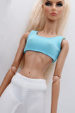 C022D  Handmade Doll Yoga Sport Bra Crop Top For 12" Fashion Dolls Like Poppy Parker Fashion Royalty NF Doll
