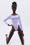 C046 Handmade Long Sleeve Doll Slim Fit Bodysuits For 12" Dolls Like Fashion Royalty Nu face Poppy Parker