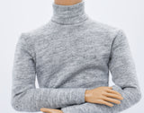 C048  Handmade Male Turtle Neck Long Sleeve Doll T-shirt  For 12" Fashion Male Doll Figure Like FR Homme Fashion Royalty Nu Face