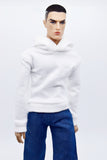 C051  Handmade Male Dolls Hoodie  For 12" Fashion Male Doll Figure FR Homme Fashion Royalty Nu Face