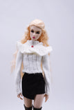 Handmade by Jiu 065 - Two Piece Knitted Sweater For 12“ Dolls Like Fashion Royalty FR Poppy Parker PP Nu Face NF