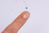 B049 Colorful 4mm Round Buttons Micro Mini Buttons Tiny Buttons Doll Buttons Doll Sewing Craft Supplies