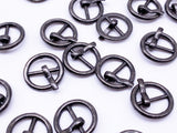 B045 Round Mini Old Metal Buckles Doll Clothes Sewing Supplies Doll Craft