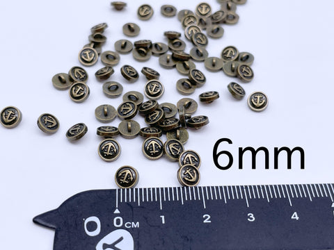 B230 Mini Stopper Pig Nose Button 6mm 8mm Buttons Micro Mini Buttons T – i  Sew For Doll