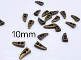 B080 Metal 10mm Mini Toggle Buttons Tiny Buttons Doll Buttons Sewing Craft Doll Clothes Making Sewing Supply