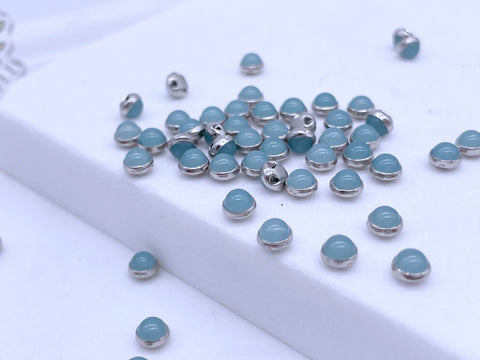 B099 Silver Color Base Pearl Button Tiny Buttons Doll Sewing Craft Sup – i  Sew For Doll