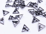 B143 Mini Triangle Metal Buckle With Pin Doll Clothes Sewing Craft Supply For 12" Fashion Dolls Like FR PP Blythe BJD