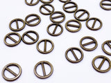 B147 Round Shape Mini Metal Buckles Doll Sewing Supplies Doll Clothes Craft For 12" Fashion Dolls Like FR PP Blythe BJD